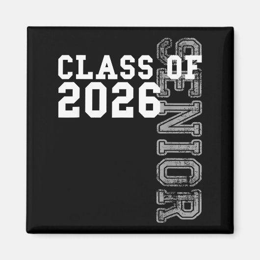 Klas van 2026 senior 2026 afstuderen 2025 student magneet (Voorkant)