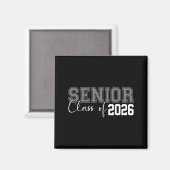 Klas van 2026 senior 2026 afstuderen of eerste dag magneet (Voorkant / Achterkant)