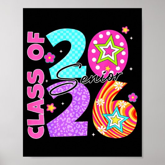 Klas van 2026 senior 2026 afstuderen voor student poster (Voorkant)
