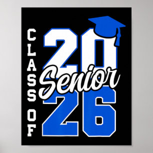 Klas van 2026 Senior 2026 Terug naar school 2025 A Poster