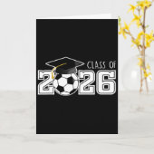Klas van 2026 Senior 2026 Voetbal Afstuderen Midde Kaart (Gele Bloem)