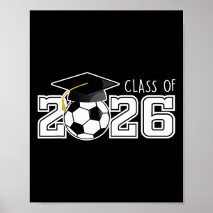 Klas van 2026 Senior 2026 Voetbal Afstuderen Midde Poster