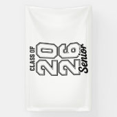 Klas van 2026 Senior 26 Afstuderen Afgestudeerd Spandoek (Verticaal)