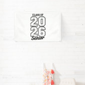 Klas van 2026 Senior 26 Afstuderen Afgestudeerd Spandoek (Insitu)