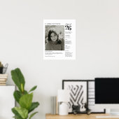 Klas van 2026 Senior Foto Herinneringsposter Poster (Thuiskantoor)