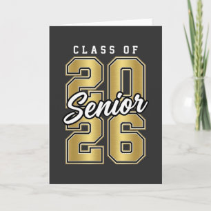 Klas van 2026 Senior Gouden Afstudeercadeau Varsit Kaart