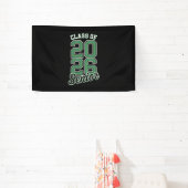 Klas van 2026 Senior Groene Afstuderen Afgestudeer Spandoek (Insitu)