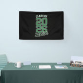 Klas van 2026 Senior Groene Afstuderen Afgestudeer Spandoek (Beurs)