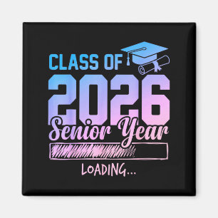 Klas van 2026 Senior Jaar Laden Funny Senior Magneet
