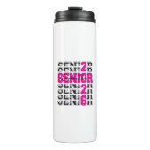 Klas van 2026 Senior Monogram Thermosbeker (Voorkant)