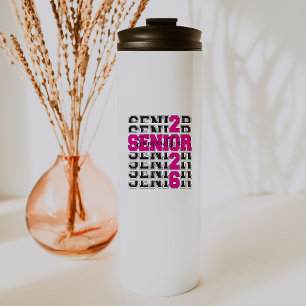 Klas van 2026 Senior Monogram Thermosbeker