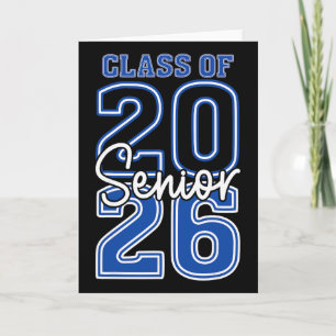 Klas van 2026 Senior Retro Afstuderen 2026 Eerste Kaart