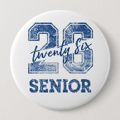 Klas van 2026 Senior Ronde Button 4,0 Cm (Voorkant)