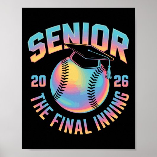 Klas van 2026 Senior Softll De Laatste Inning  Poster (Voorkant)