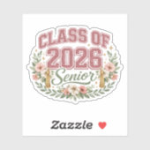 Klas van 2026 Senior Stickers | Afstuderen 2026 (Vel)