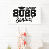 Klas van 2026 Senior Varsity Afstudeerpretquote Spandoek (Insitu)