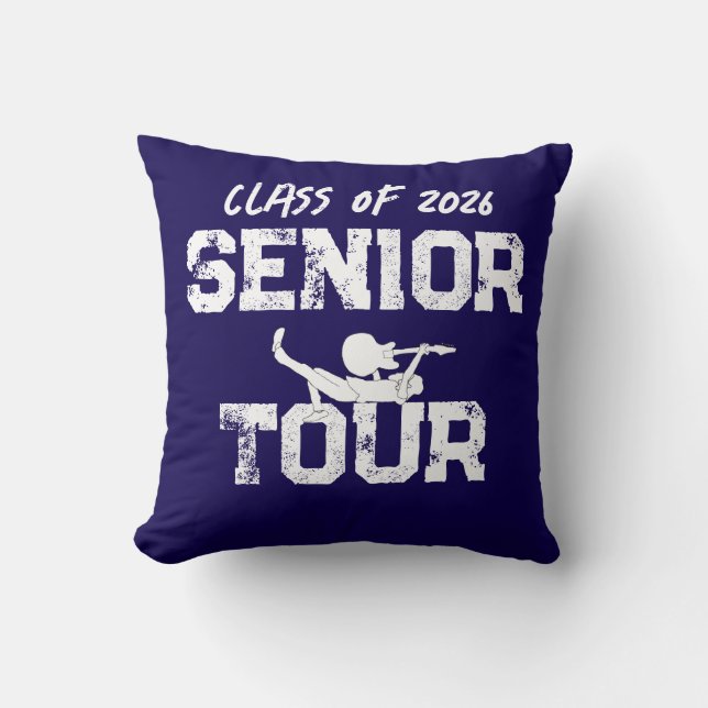 Klas van 2026 Senior Year Tour Kussen (Voorkant)