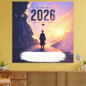 Klas van 2026 Toekomstig Pad Grad Ontwerp Canvas Afdruk (Insitu (Woonkamer))