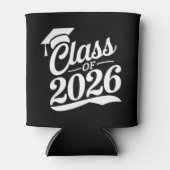 Klas van 2026 Trots Afgestudeerde Afstuderen Blikjeskoeler (Voorkant)