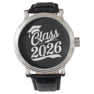 Klas van 2026 Trots Afgestudeerde Afstuderen Horloge