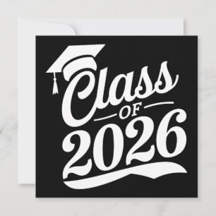 Klas van 2026 Trots Afgestudeerde Afstuderen Kaart
