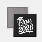Klas van 2026 Trots Afgestudeerde Afstuderen Magneet (Voorkant / Achterkant)