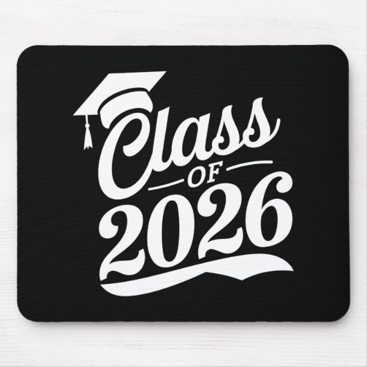 Klas van 2026 Trots Afgestudeerde Afstuderen Muismat (Voorkant)