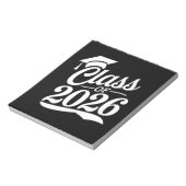Klas van 2026 Trots Afgestudeerde Afstuderen Notitieblok (Linkerzijde)
