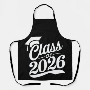 Klas van 2026 Trots Afgestudeerde Afstuderen Schort