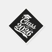 Klas van 2026 Trots Afgestudeerde Afstuderen Servet (Hoek)