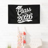 Klas van 2026 Trots Afgestudeerde Afstuderen Spandoek (Insitu)