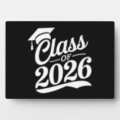 Klas van 2026 Trotse Afgestudeerde Afstuderen Fotoplaat (voorkant)