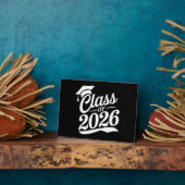 Klas van 2026 Trotse Afgestudeerde Afstuderen Fotoplaat (Zijkant)