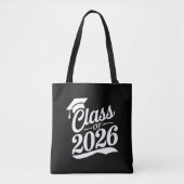 Klas van 2026 Trotse Afgestudeerde Afstuderen Tote Bag (Voorkant)