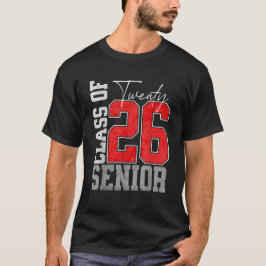 Klas van 2026 Twintig 26 Afstuderen Senior 2026 T-shirt