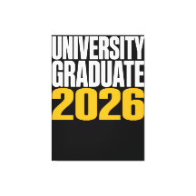 Klas van 2026 Universiteit Afstudeerdoek op Canvas