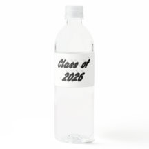 Klas van 2026 zwarte typografie afstuderen