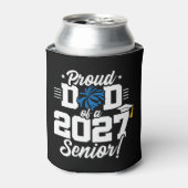 Klas van 2027 Afstudeer Cheer Trots Vader Blikjeskoeler (Blikje Voorkant)