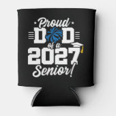 Klas van 2027 Afstudeer Cheer Trots Vader Blikjeskoeler (Voorkant)