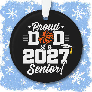 Klas van 2027 Afstudeer Cheer Trots Vader Ornament