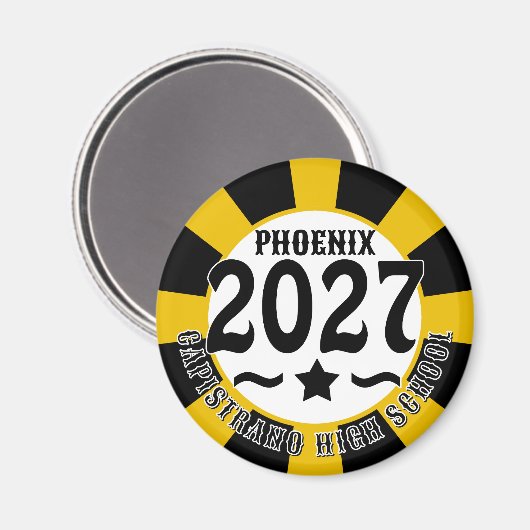 Klas van 2027 afstudeerceremonie magneet (Voorkant / Achterkant)