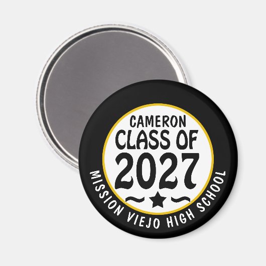 Klas van 2027 afstudeerceremonie magneet (Voorkant / Achterkant)