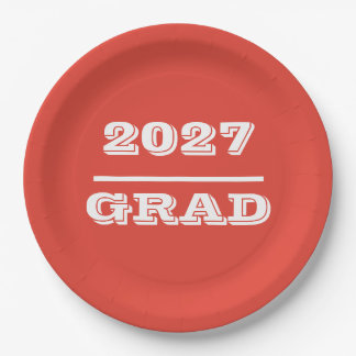Klas van 2027 Afstudeerfeest Benodigdheden Rood Wi Papieren Bordje