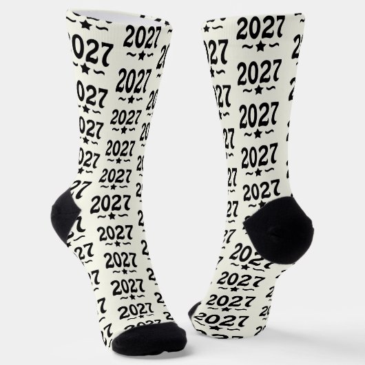 Klas van 2027 afstudeerplechtigheid sokken (Gebogen)