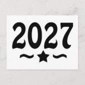 Klas van 2027 Afstuderen Briefkaart (Voorkant)