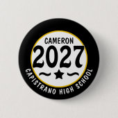 Klas van 2027 Afstuderen Ronde Button 5,7 Cm (Voorkant)