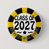 Klas van 2027 Afstuderen Ronde Button 5,7 Cm (Voorkant)