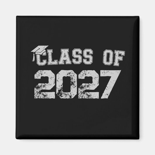 Klas van 2027 Afstuderen van senior 2026 Afgestude Magneet (Voorkant)