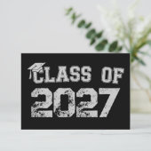 Klas van 2027 Afstuderen van senioren 2026 Afgestu Aankondiging (Staand voorkant)