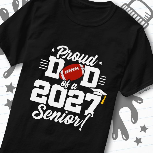 Klas van 2027 Afstuderende Afstudeerdag American F T-shirt